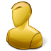Hot User Anonymous Yellow Icon 72x72 png
